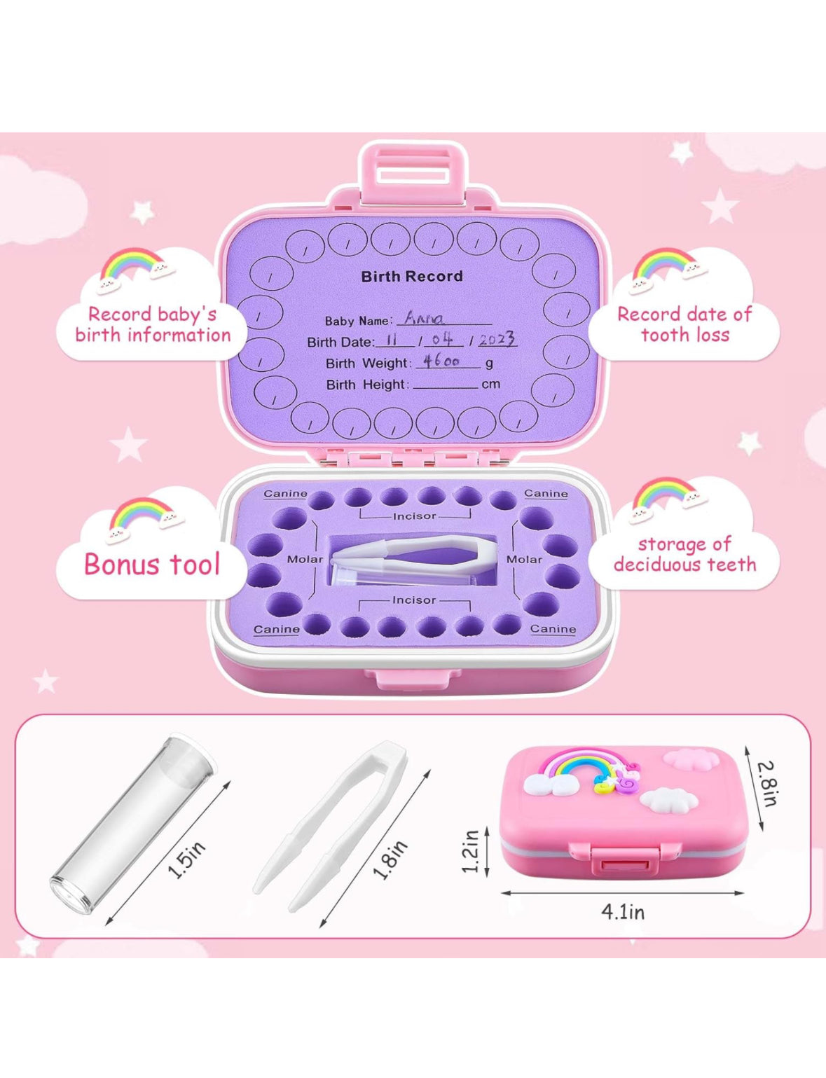 Soportes de dientes para recuerdos