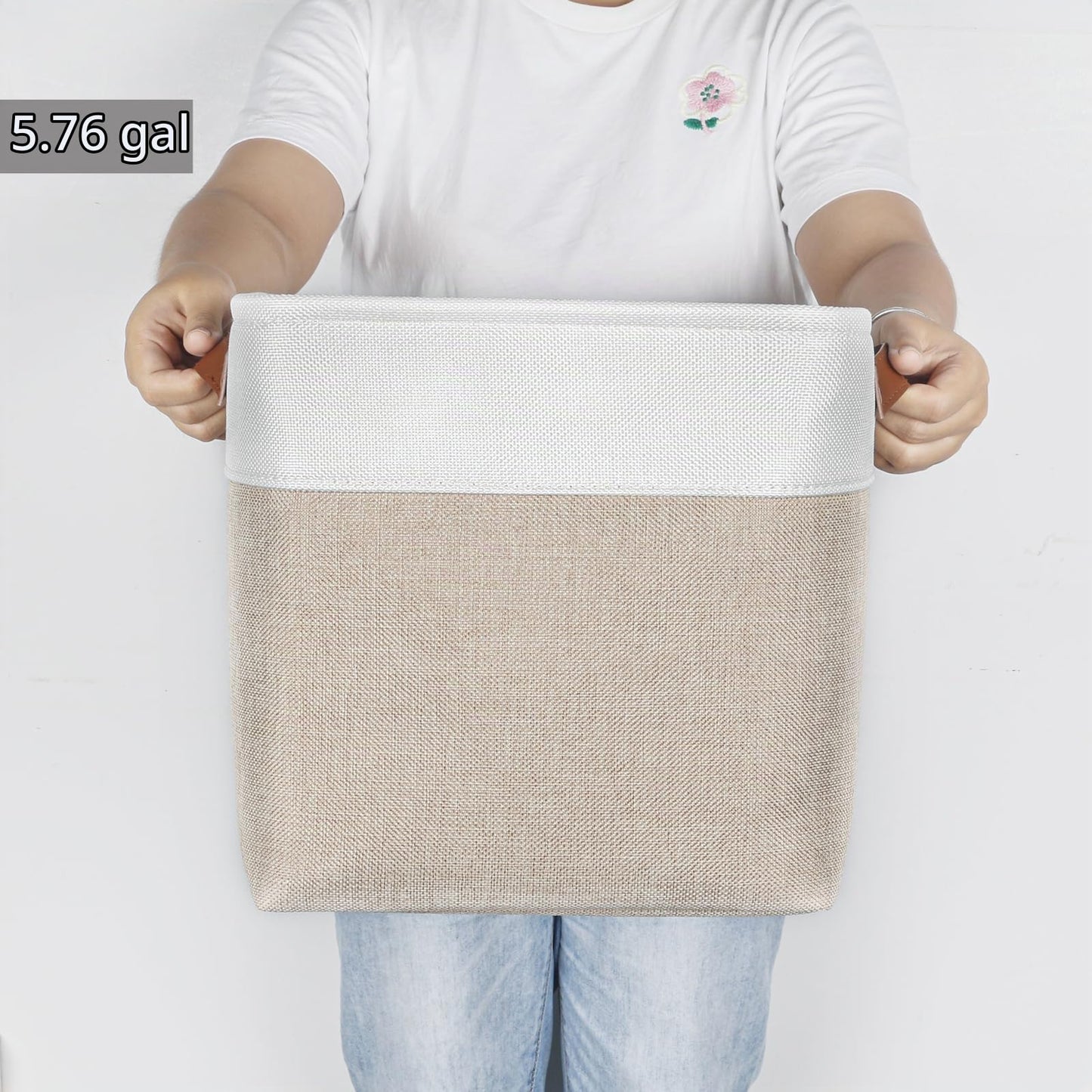Bagnizer Cubos de Almacenamiento de Tela Plegables 11x11