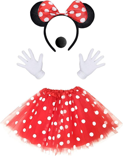 Juego de accesorios de disfraz Minnie Mouse