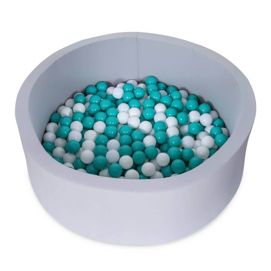 Piscina de pelotas de espuma Playtopia de 36" con 250 pelotas: desarrolla la motricidad gruesa