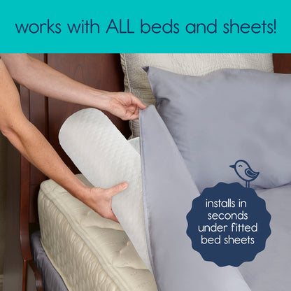 hiccapop Riel de cama inflable para niños pequeños