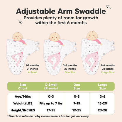 KeaBabies Paquete de 2 sacos de dormir para bebé 0-3 meses