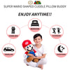 Almohada de peluche suave, talla única, Super Mario