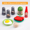 35 piezas de accesorios de juguete de cocina para niños