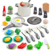35 piezas de accesorios de juguete de cocina para niños