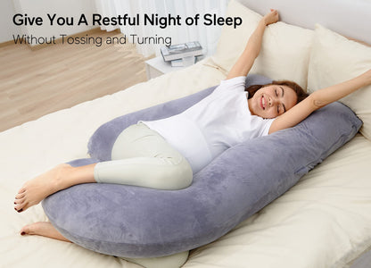 Momcozy - Almohada para embarazo, en forma de U