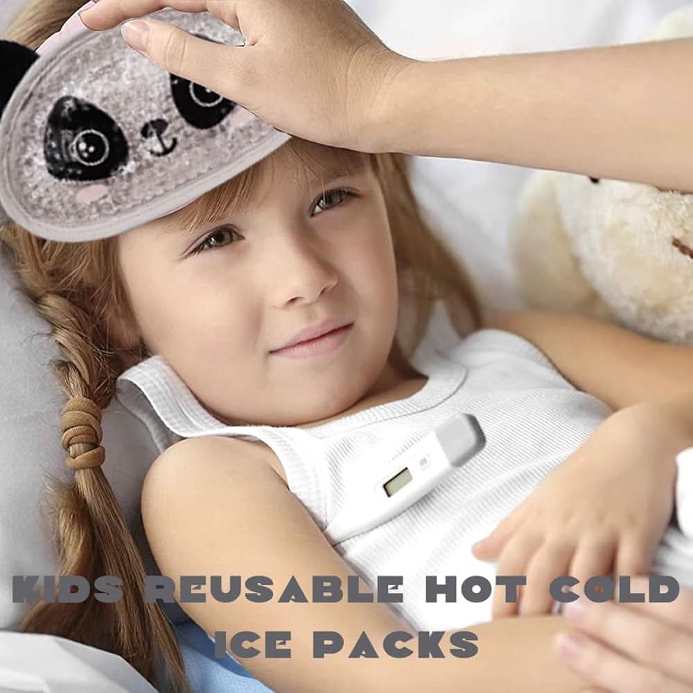 Bolsa de hielo Boo Boo, reutilizable para niños, para aliviar la fiebre