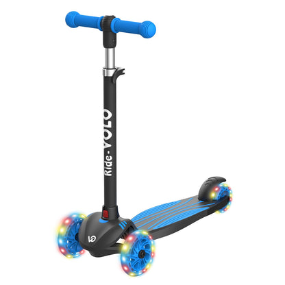 Patinete Infantil de Impulso, Ruedas con Luces LED