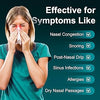 Neti Pot - Botella de enjuague sinusal, limpiador de lavado de nariz, 28 paquetitos