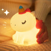 Linda luz nocturna LED para niños, recargable de silicona