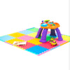 ProSource Tapete de juego de espuma para niños y bebés con colores sólidos