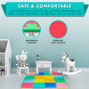 ProSource Tapete de juego de espuma para niños y bebés con colores sólidos