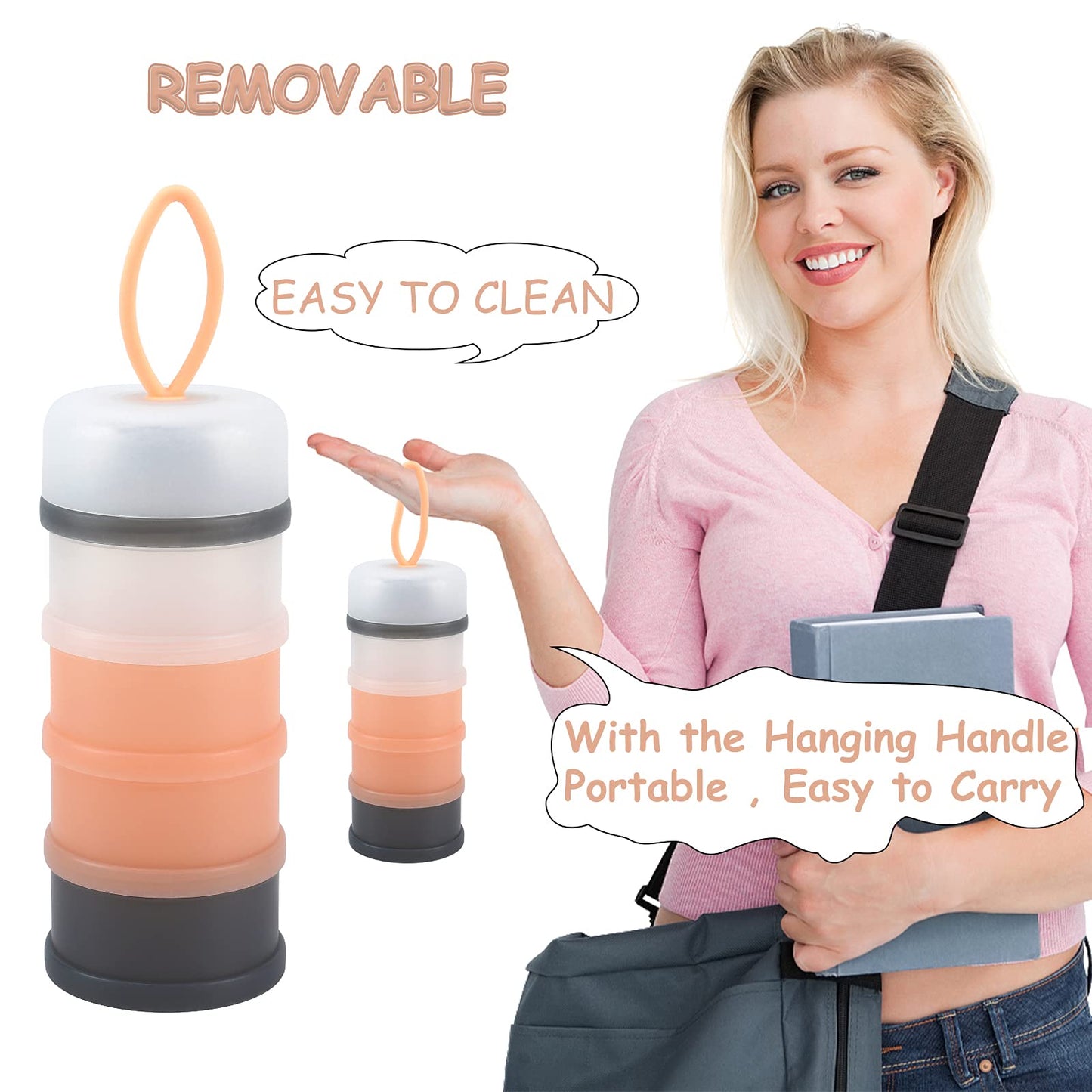 Accmor - Dispensador de fórmula para bebés para llevar