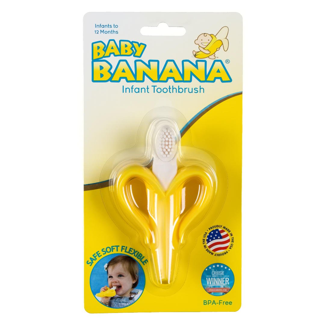 Baby Banana Cepillo de dientes infantil Yellow Banana