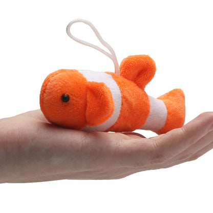 Paquete de 25 mini juguetes de peluche de animales del océano
