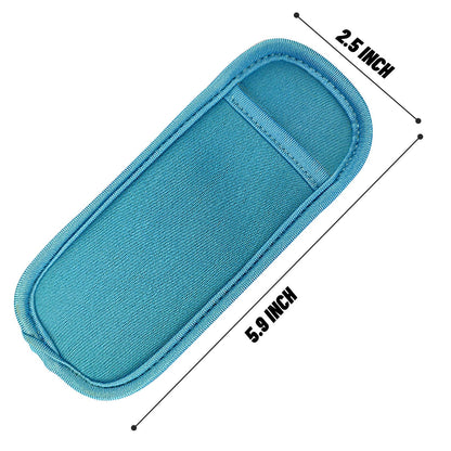 16 piezas en 9 colores reutilizables para paletas de helados