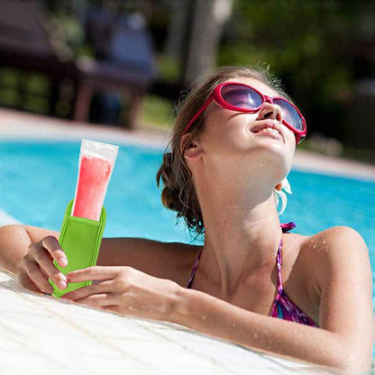 16 piezas en 9 colores reutilizables para paletas de helados