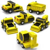 Juguetes de baño antimoho Tub Works® Construction™ Trucks, paquete de 6
