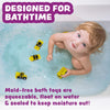 Juguetes de baño antimoho Tub Works® Construction™ Trucks, paquete de 6