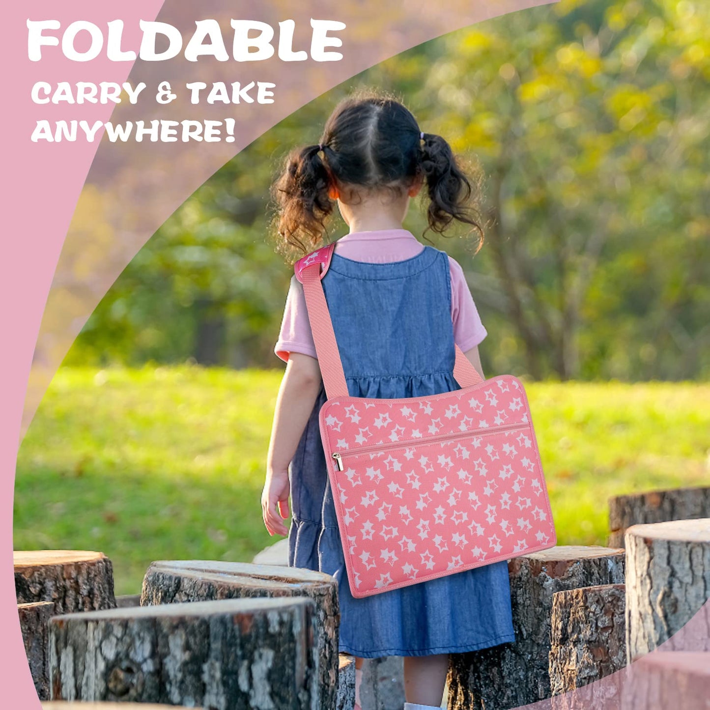 MENZOKE Store bandeja de viaje para niños para asiento de coche