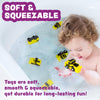 Juguetes de baño antimoho Tub Works® Construction™ Trucks, paquete de 6