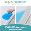 OhGeni Protector de colchón 100% impermeable, tamaño individual, de 6 a 14 pulgadas
