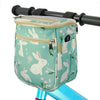 Cesta para bicicleta y accesorio decorativo frontal, resistente al agua