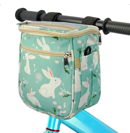 Cesta para bicicleta y accesorio decorativo frontal, resistente al agua