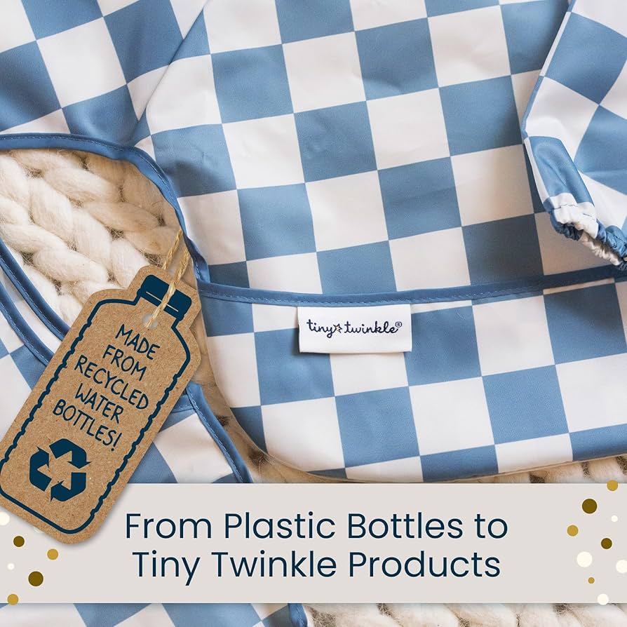 Tiny Twinkle Babero de bebé a prueba de desorden