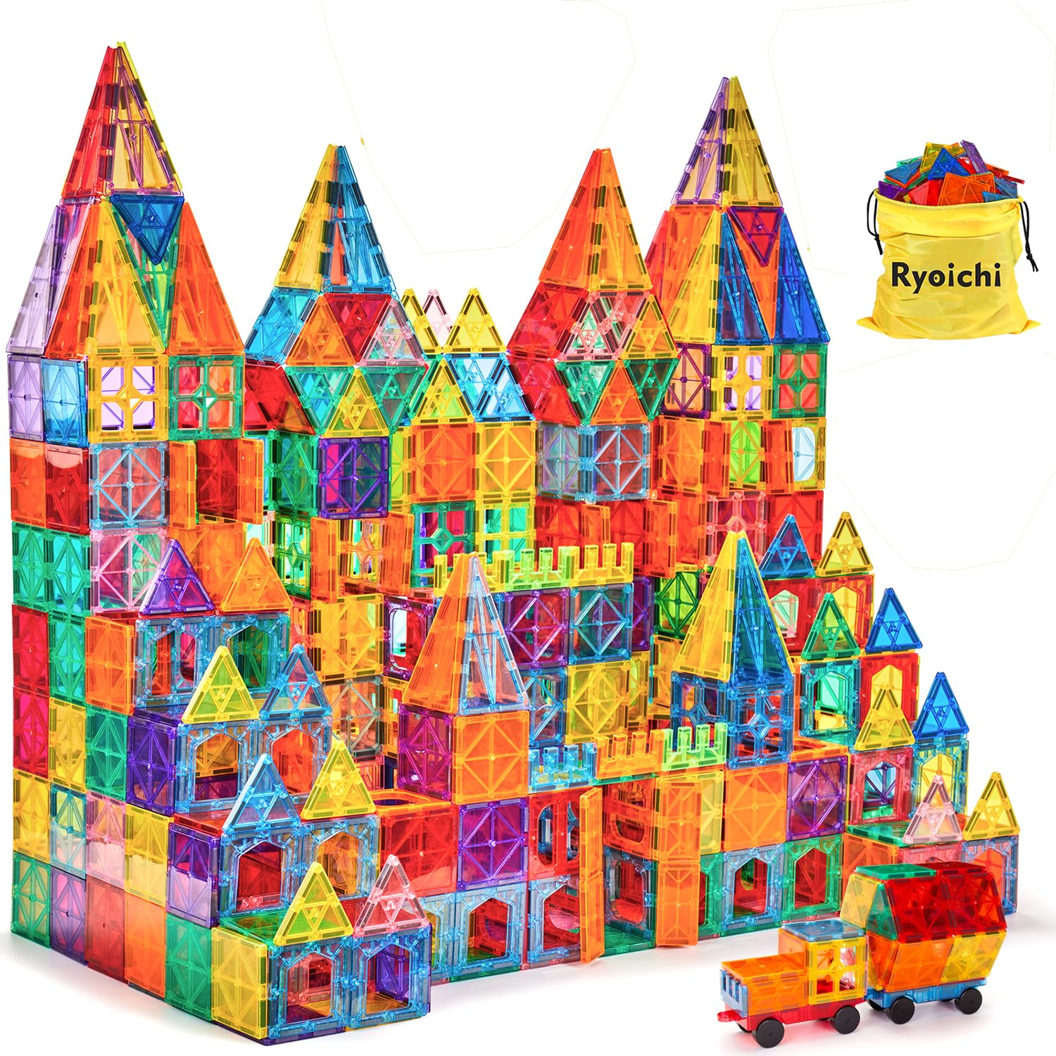 Ryoichi Juego de 138 azulejos magnéticos de construcción