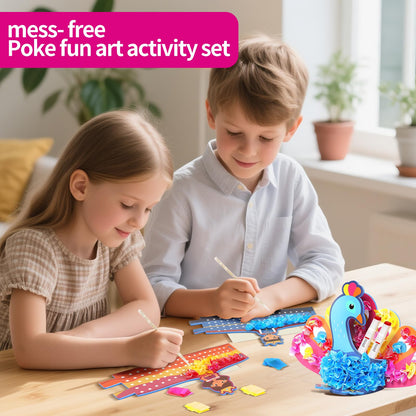 Kit de arte Princess Poke, fácil de usar, divertido y creativo, manualidades 3D sin desorden