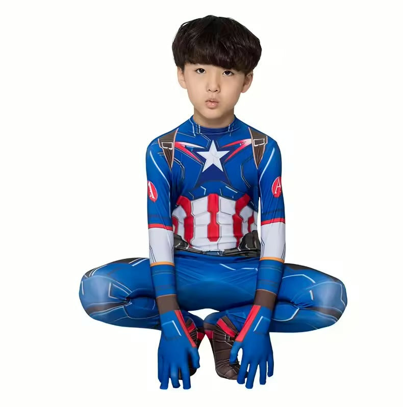 Disfraz Capitán América superhéroe, 10-11 años