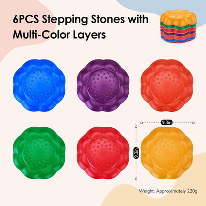 Stepping Stones Para Niños: Piedras De Equilibrio De Plástic