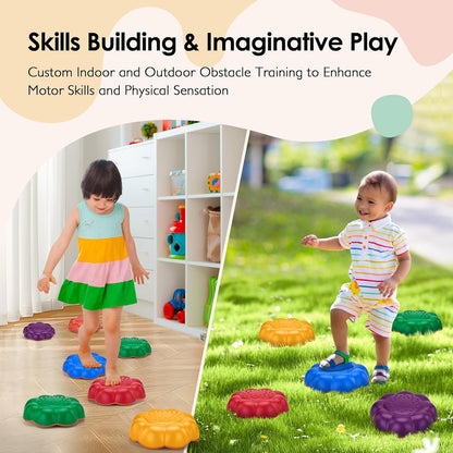 Stepping Stones Para Niños: Piedras De Equilibrio De Plástic