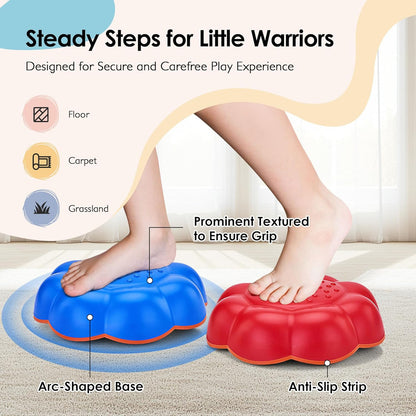 Stepping Stones Para Niños: Piedras De Equilibrio De Plástic