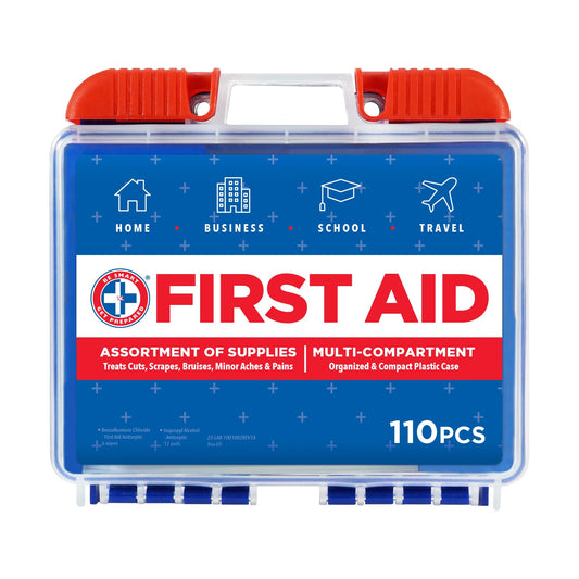 Kit de primeros auxilios de 110 piezas