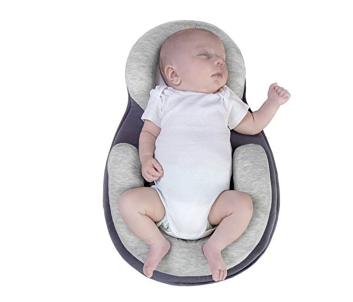 Tumbona De Bebé De Enfermería Portátil Recién Nacido Transpirable Ultra Suave - Gris