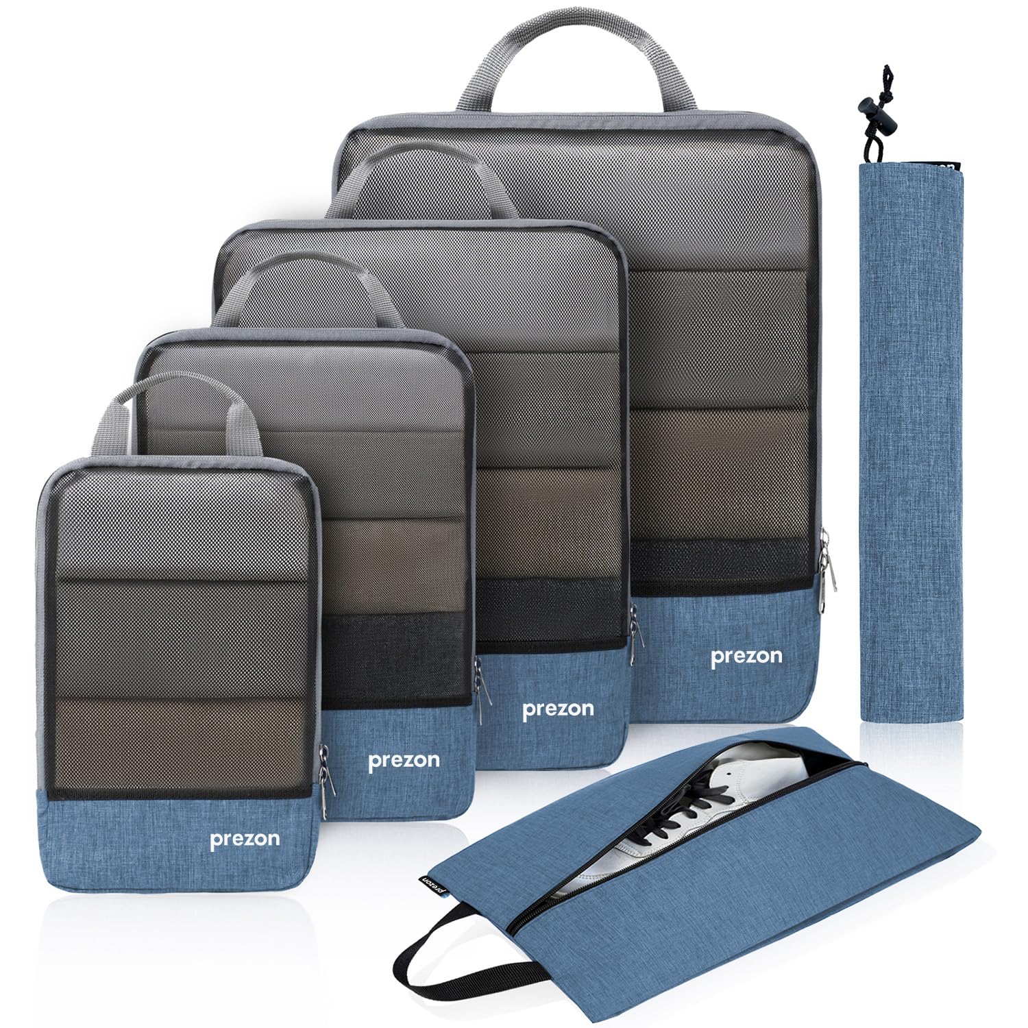 Prezon cubos de embalaje de compresión con bolsa