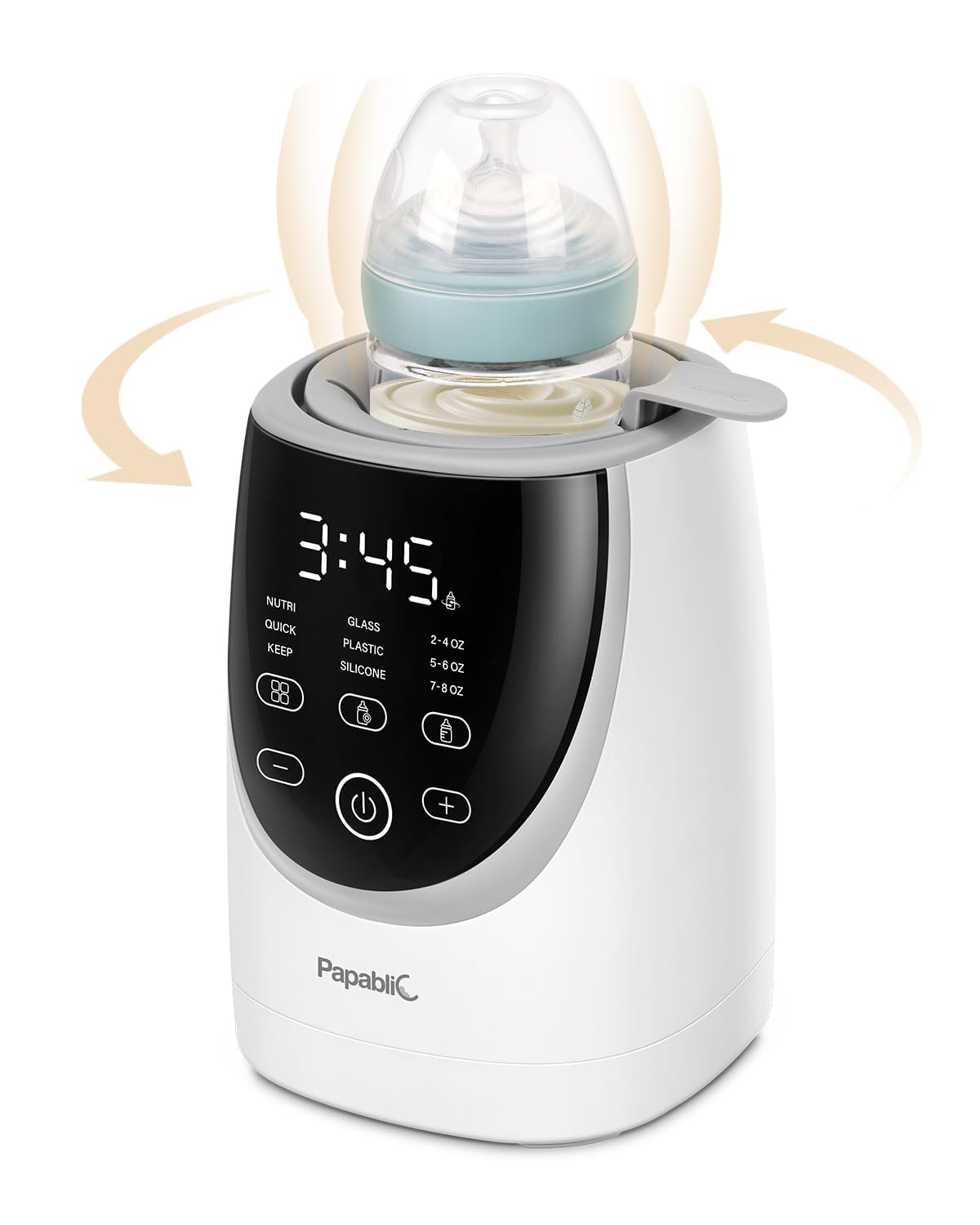 Calentador de biberones giratorio Papablic NutriWarm™