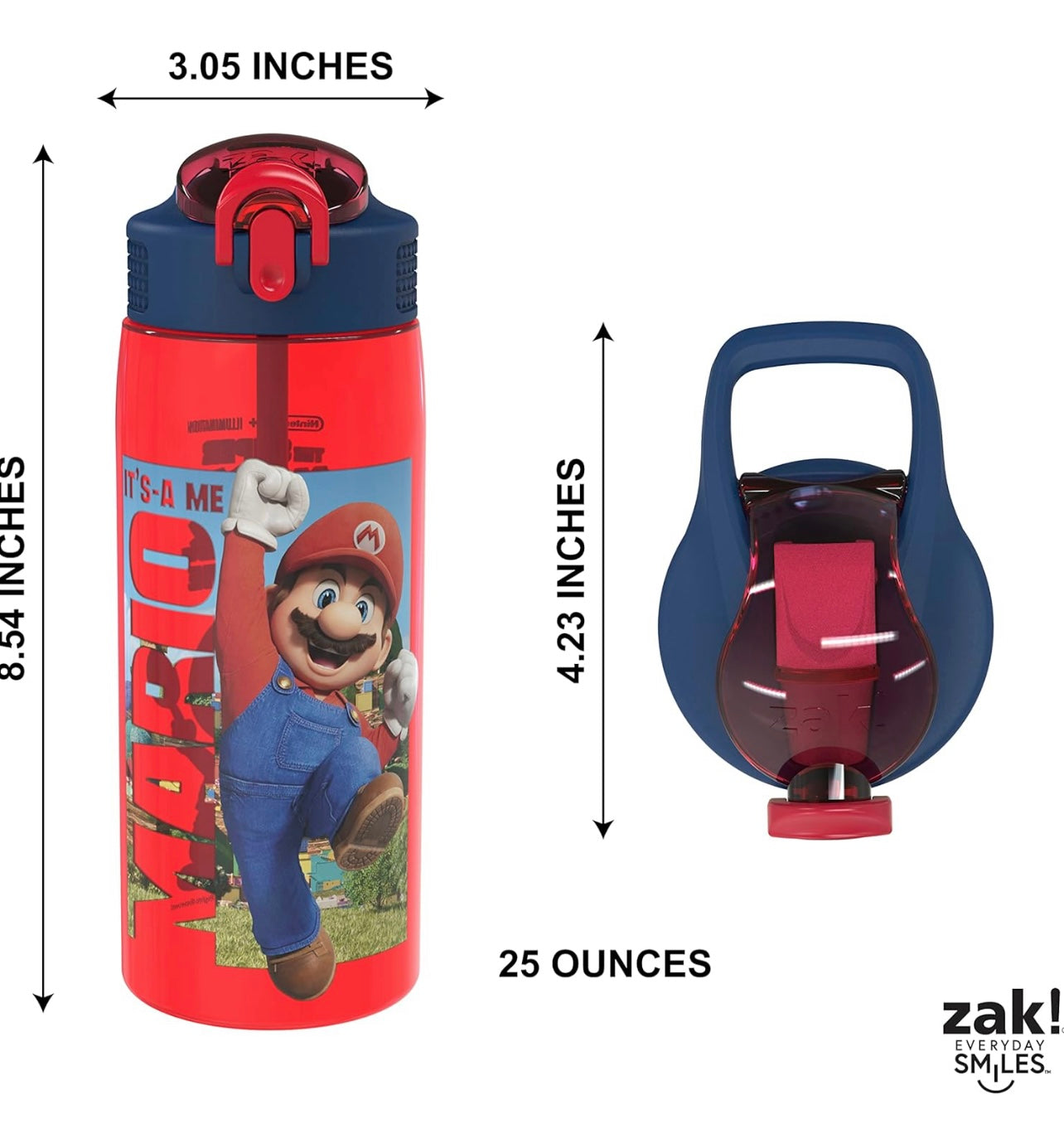 Botella Zak Designs The Super Mario Bros