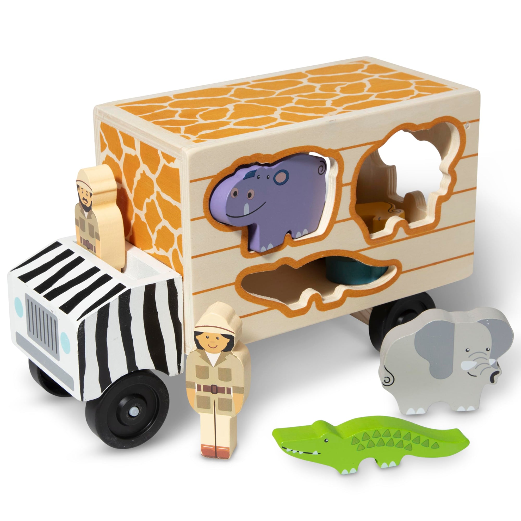 Camión clasificador de formas de Melissa & Doug Animal Rescue