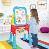 deAO Juguetes de caballete artístico para niños, 4 en 1