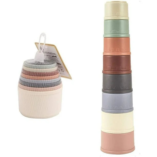 Vasos apilables para niños