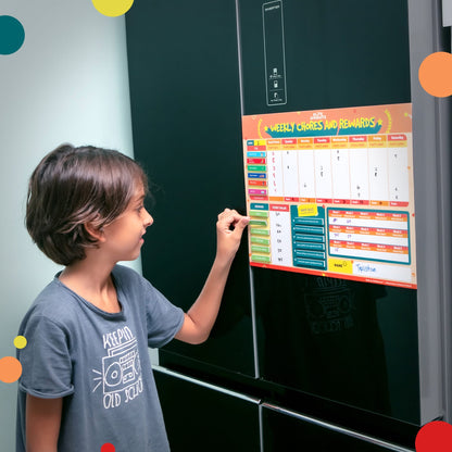Calendario de recompensas para niños