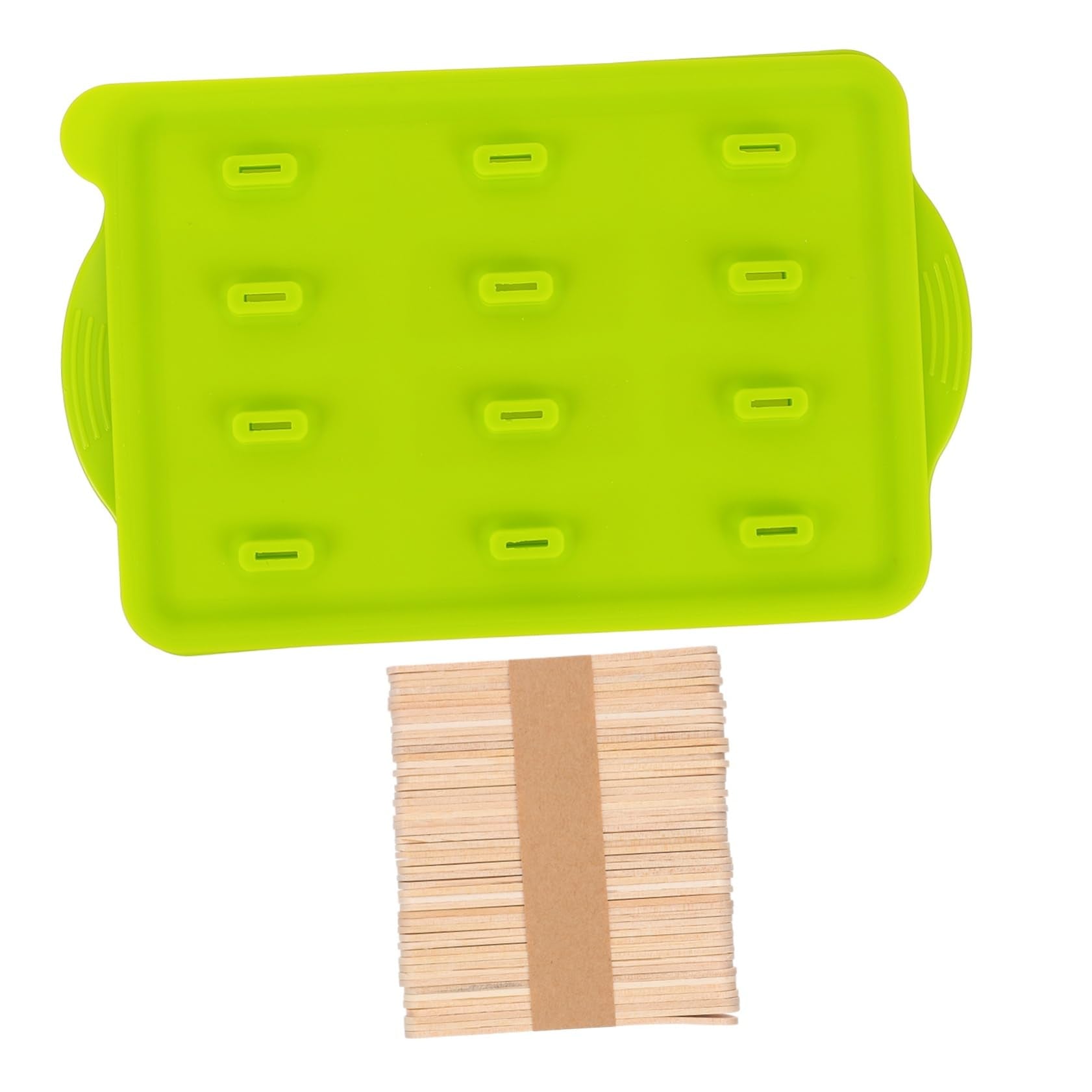 Molde de silicona para hielo y palitos reutilizable para hacer helados caseros