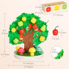 Árbol frutal juguete de habilidad motora fina para niños pequeños