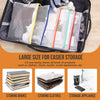YOPCDJ - 23 bolsas de malla con cremallera para organizar juguetes, tamaño A3, 16 x 12 pulgadas, reutilizables
