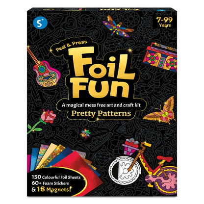 Skillmatics Foil Fun - Patrones Bonitos, 18 Imanes DIY Arte sin Desorden