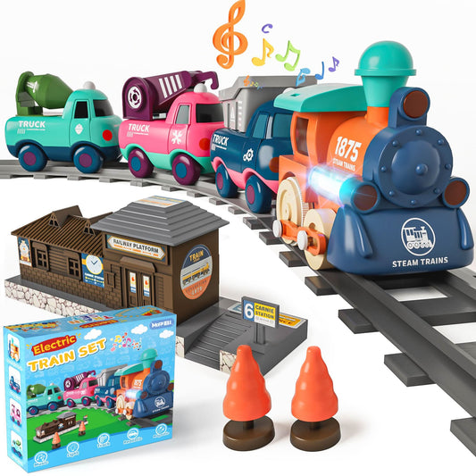 Juego de Tren Eléctrico para Niños Pequeños
