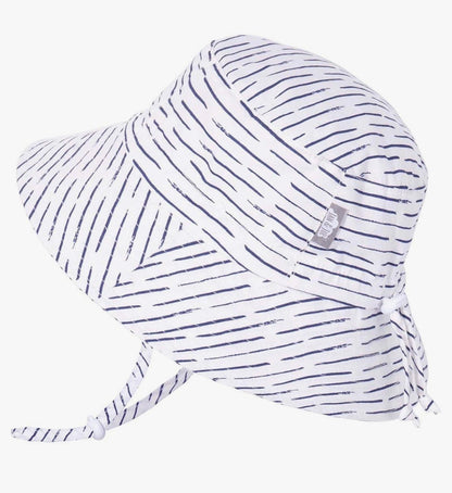 JAN & JUL - Gorro de sol con capucha de algodón, 0-6 meses